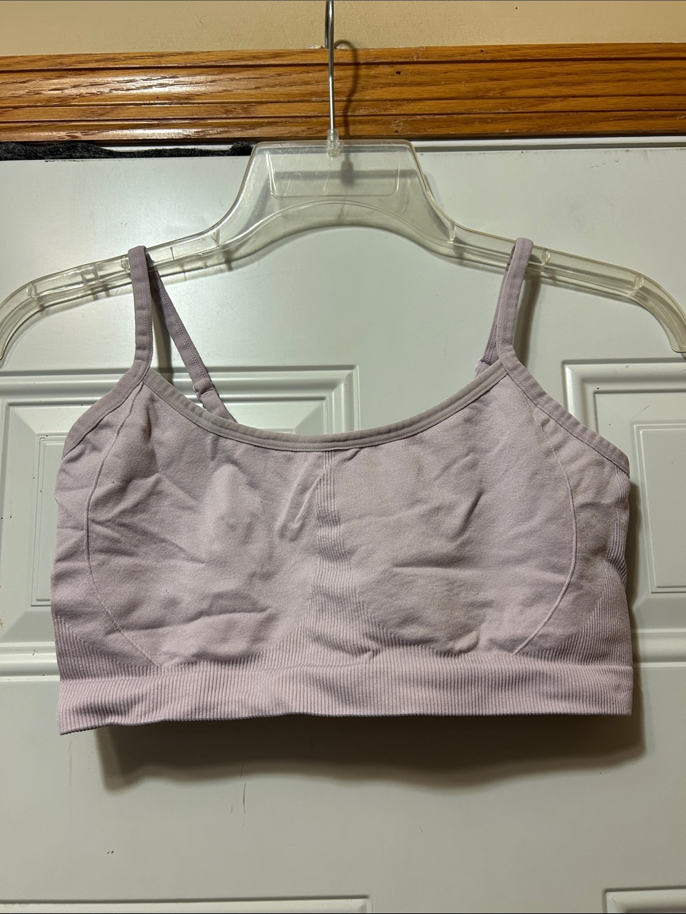 Seamless Light Lavender Bralette XL